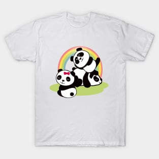 Panda & Rainbow T-Shirt